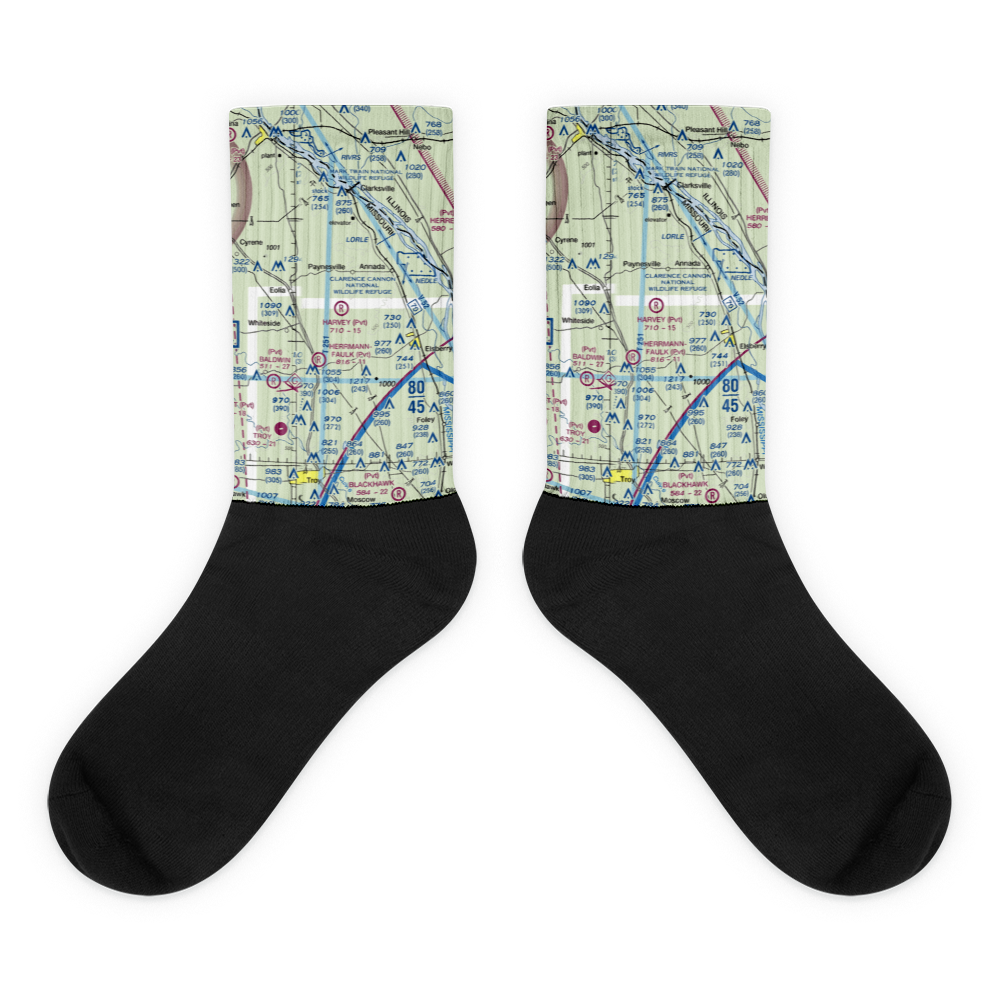 Harvey Airport (MO35) VFR Sectional Socks 