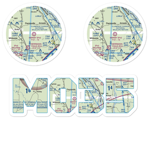 Harvey Airport (MO35) VFR Sectional Sticker Pack