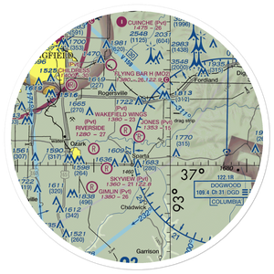 Malina Airport (MO31) VFR Sectional Sticker (30 mile)