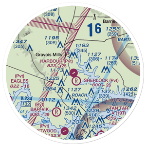 Harbour Airport (MO30) VFR Sectional Sticker (20 mile)