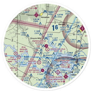 Harbour Airport (MO30) VFR Sectional Sticker (30 mile)