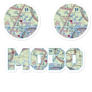 Harbour Airport (MO30) VFR Sectional Sticker Pack