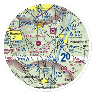 Inter-State Airport (MO29) VFR Sectional Sticker (20 mile)