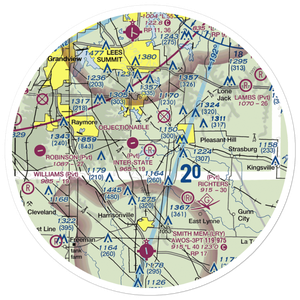 Inter-State Airport (MO29) VFR Sectional Sticker (30 mile)