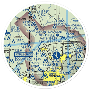 Jta Asbell Field (MO22) VFR Sectional Sticker (20 mile)