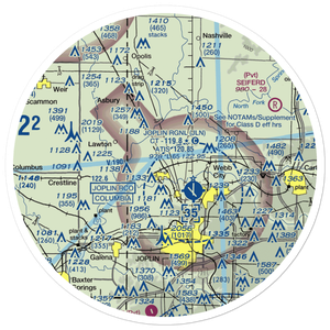 Jta Asbell Field (MO22) VFR Sectional Sticker (30 mile)