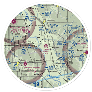 Garst Airport (MO17) VFR Sectional Sticker (30 mile)