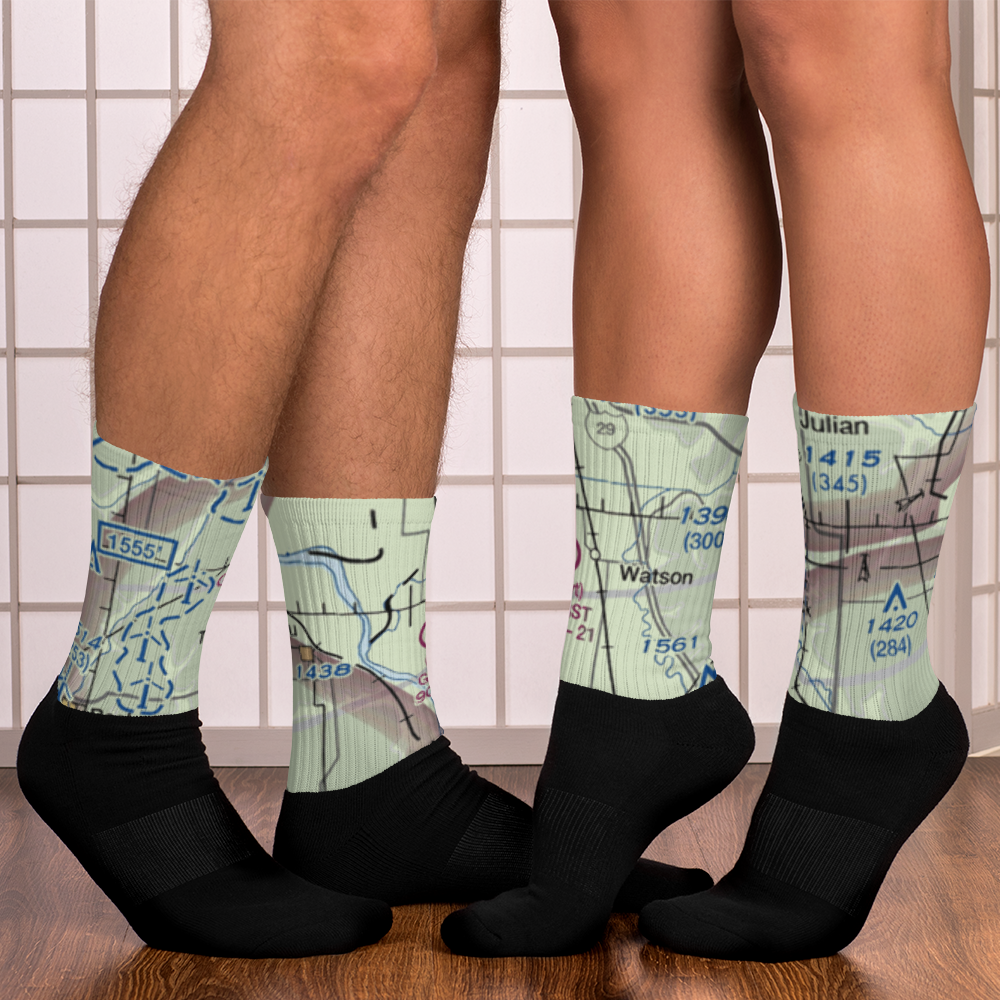 Garst Airport (MO17) VFR Sectional Socks 