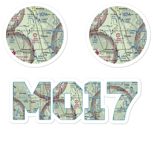 Garst Airport (MO17) VFR Sectional Sticker Pack