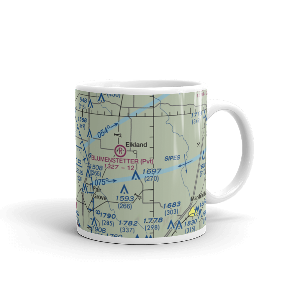 Marshall Field (MO14) VFR Sectional  Mug 