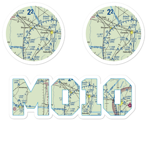 Hawk Air Airport (MO10) VFR Sectional Sticker Pack