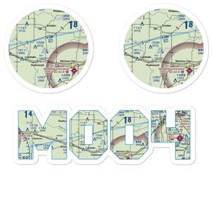 Lyell Airport (MO04) VFR Sectional Sticker Pack