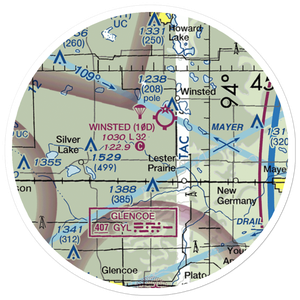 Serenity Airport (MN99) VFR Sectional Sticker (20 mile)