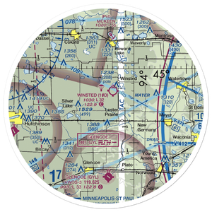 Serenity Airport (MN99) VFR Sectional Sticker (30 mile)