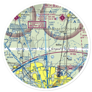 Aero-Plain Airport (MN98) VFR Sectional Sticker (30 mile)