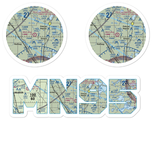 Velo Airstrip (MN95) VFR Sectional Sticker Pack