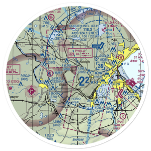 Lennartson Airport (MN92) VFR Sectional Sticker (30 mile)