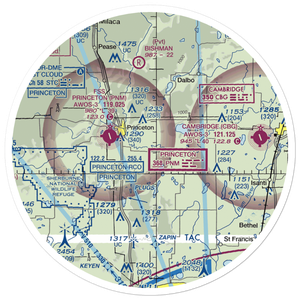 Reynolds Field (MN91) VFR Sectional Sticker (30 mile)
