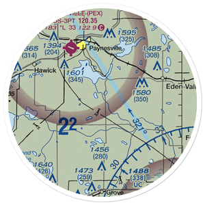 Empire Valley Airport (MN88) VFR Sectional Sticker (20 mile)
