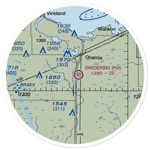 Swiderski Field (MN85) VFR Sectional Sticker (20 mile)