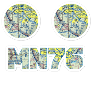 Marty's Tranquility Base (MN76) VFR Sectional Sticker Pack