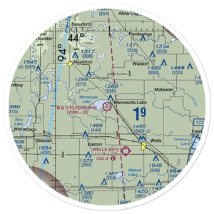 B & D Flyers International Airport (MN74) VFR Sectional Sticker (30 mile)