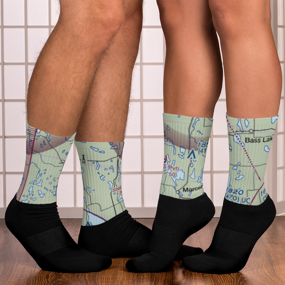 Snell's Seaplane Base (MN73) VFR Sectional Socks 