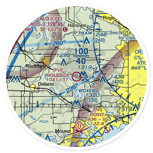 Ingleside Airport (MN66) VFR Sectional Sticker (20 mile)