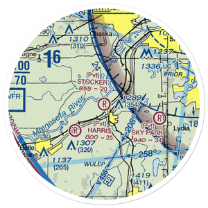Stocker Private Airport (MN63) VFR Sectional Sticker (20 mile)