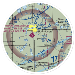 Quast Airport (MN62) VFR Sectional Sticker (20 mile)