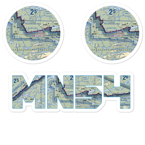 Gunflint Seaplane Base (MN54) VFR Sectional Sticker Pack