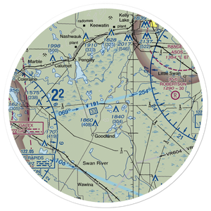 Gospel Ranch Airport (MN52) VFR Sectional Sticker (30 mile)