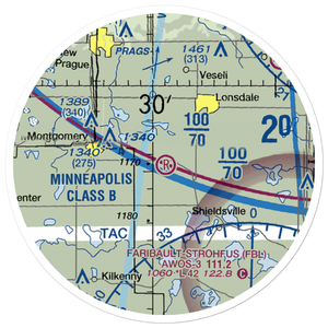 Tuma Private Airport (MN49) VFR Sectional Sticker (20 mile)