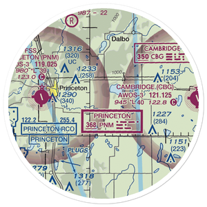 Cameron's Airport (MN47) VFR Sectional Sticker (20 mile)