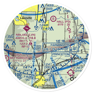 Jennrich Field (MN45) VFR Sectional Sticker (20 mile)