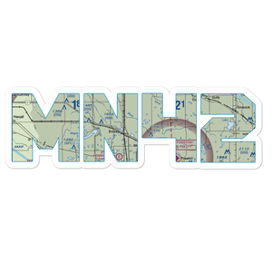 Oak Lake Air Strip (MN42) VFR Sectional Sticker