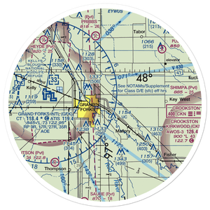 Spud Field (MN38) VFR Sectional Sticker (30 mile)