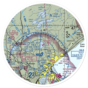 Wild Rice Lake Seaplane Base (MN35) VFR Sectional Sticker (30 mile)