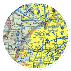 Busch's Fish Lake Seaplane Base (MN30) VFR Sectional Sticker (30 mile)