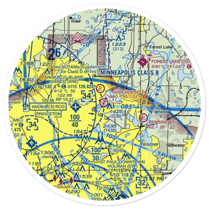 Surfside Airport (MN24) VFR Sectional Sticker (30 mile)