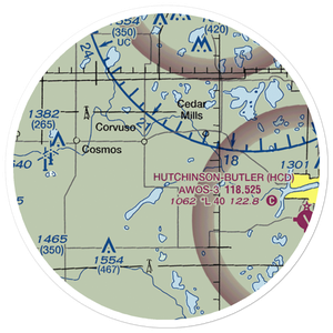 Runke's Field (MN20) VFR Sectional Sticker (20 mile)
