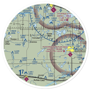 Runke's Field (MN20) VFR Sectional Sticker (30 mile)