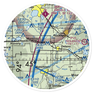 Brandt Airport (MN19) VFR Sectional Sticker (20 mile)