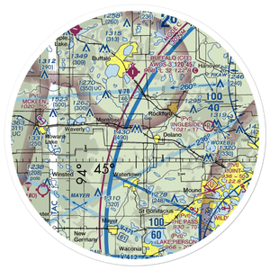 Brandt Airport (MN19) VFR Sectional Sticker (30 mile)