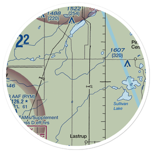 Barrett Airport (MN18) VFR Sectional Sticker (20 mile)