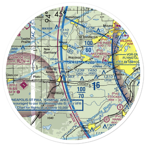 Empire Farm Strip (MN15) VFR Sectional Sticker (30 mile)