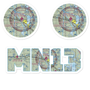 Moberg Air Base (MN13) VFR Sectional Sticker Pack