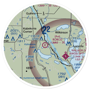 Robco Airport (MN12) VFR Sectional Sticker (20 mile)