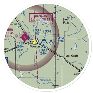 Lorenz Airport (MN11) VFR Sectional Sticker (20 mile)