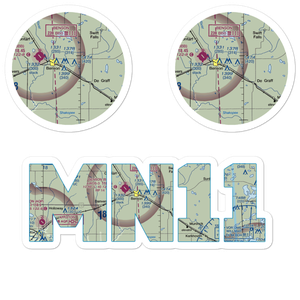 Lorenz Airport (MN11) VFR Sectional Sticker Pack